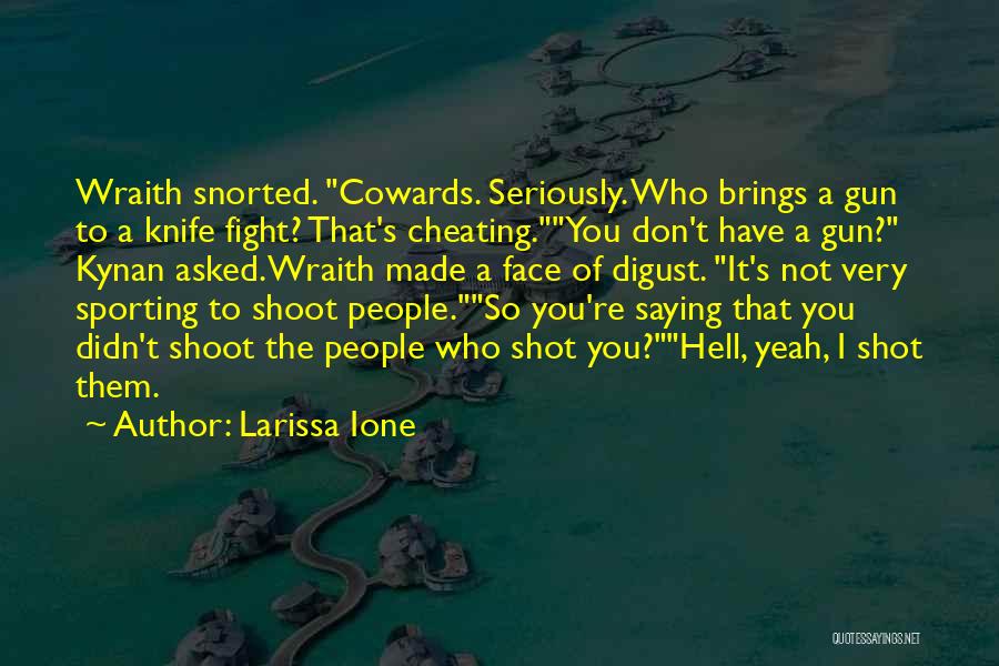 Sporting Quotes By Larissa Ione