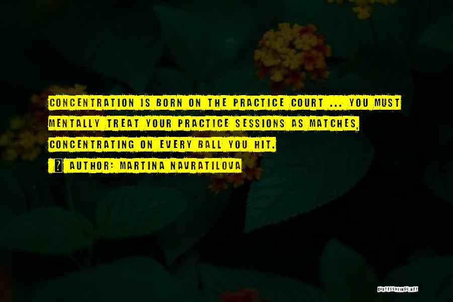 Sports Ball Quotes By Martina Navratilova