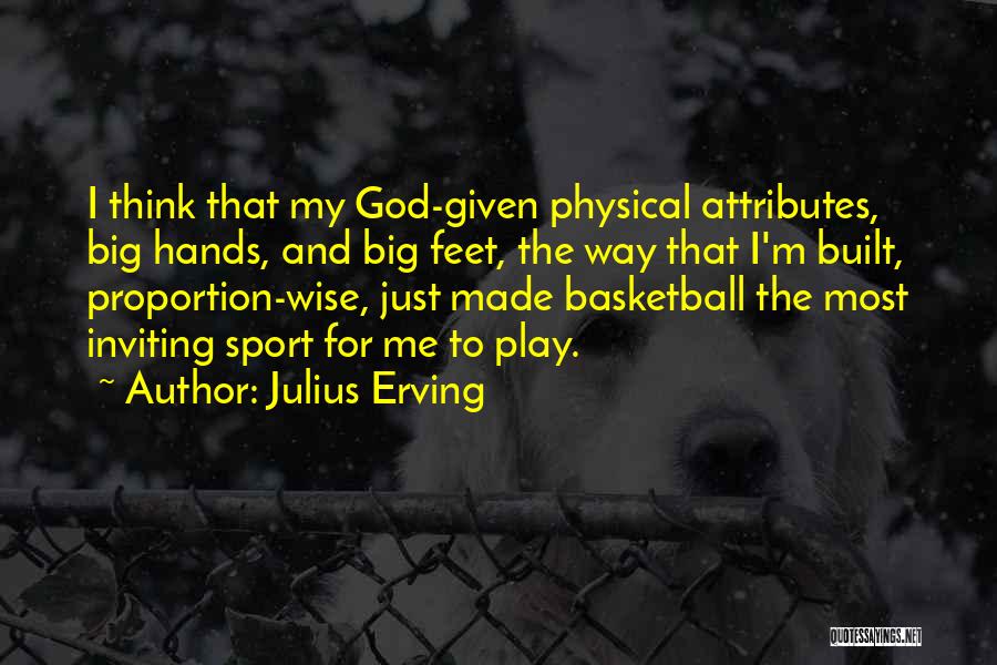 Sports Basketball Quotes By Julius Erving