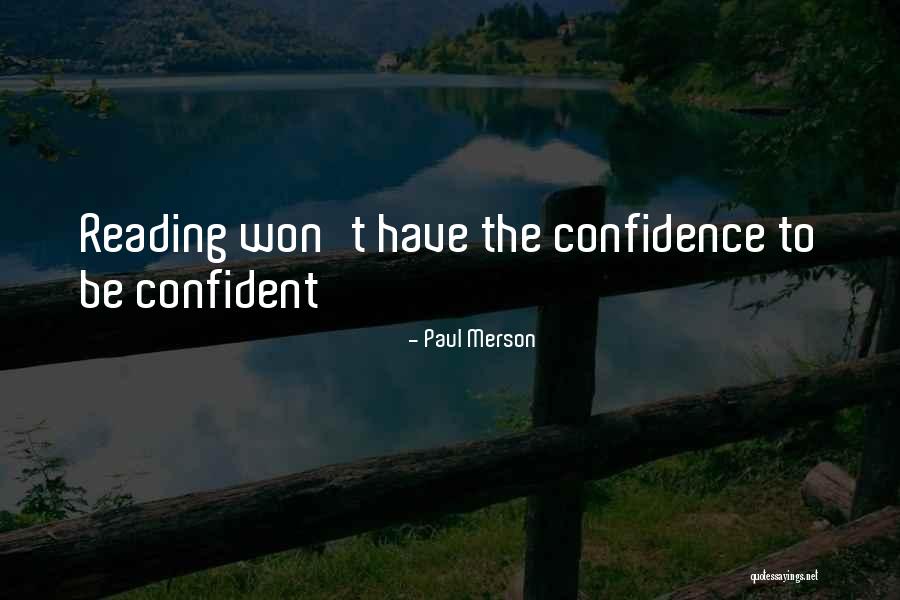 Sports Confidence Quotes By Paul Merson Sports Confidence Quotes By Paul Merson