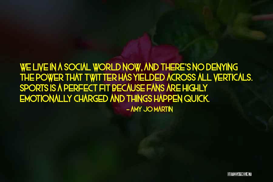 Sports Fans Quotes By Amy Jo Martin