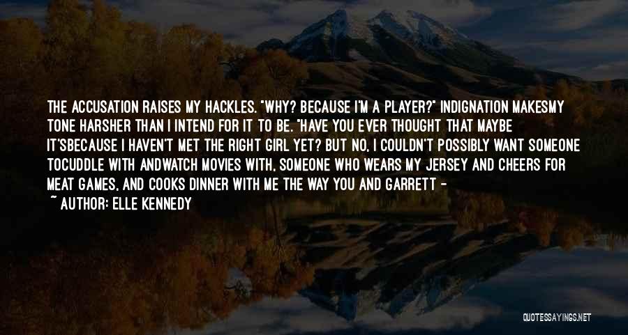 Sports Jersey Quotes By Elle Kennedy