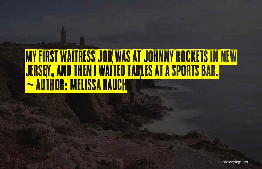 Sports Jersey Quotes By Melissa Rauch