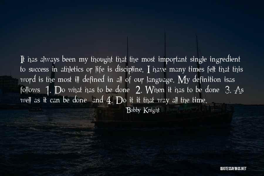 Sports Leadership Quotes By Bobby Knight Sports Leadership Quotes By Bobby Knight