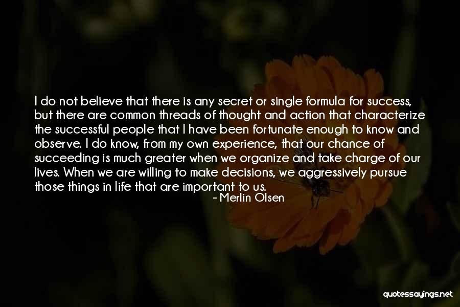 Sports Leadership Quotes By Merlin Olsen Sports Leadership Quotes By Merlin Olsen