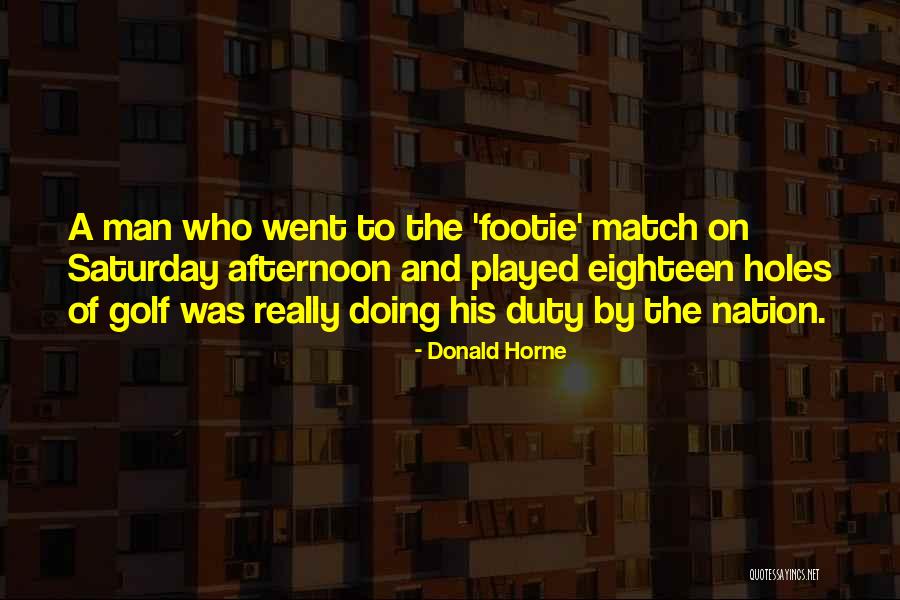 Sports Nation Quotes By Donald Horne Sports Nation Quotes By Donald Horne