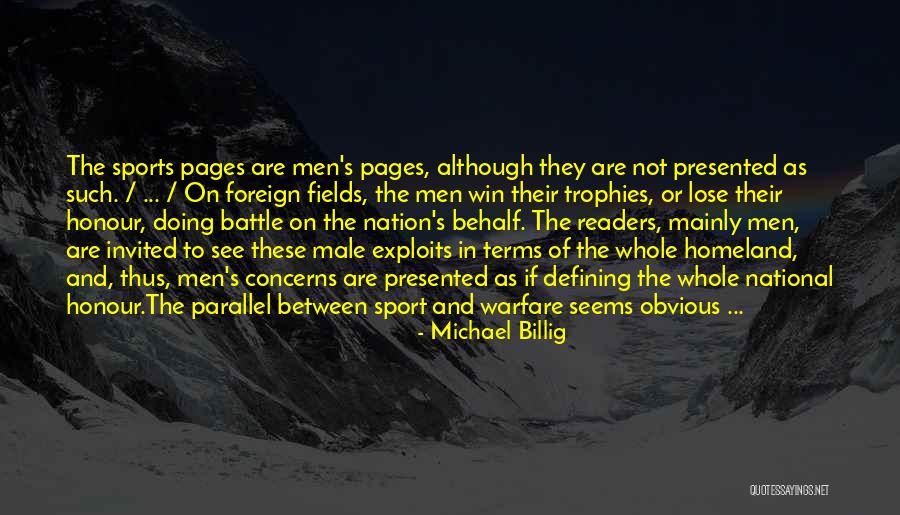 Sports Nation Quotes By Michael Billig Sports Nation Quotes By Michael Billig