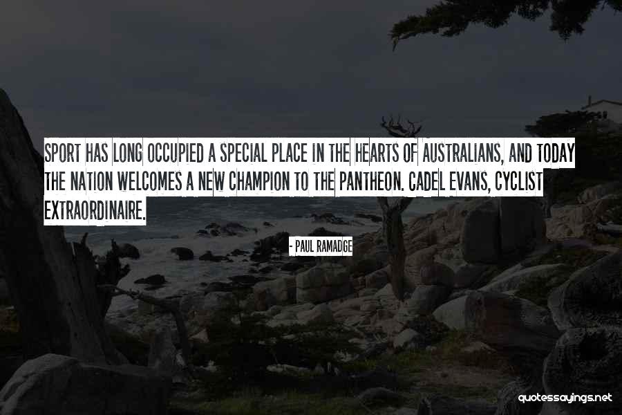 Sports Nation Quotes By Paul Ramadge Sports Nation Quotes By Paul Ramadge
