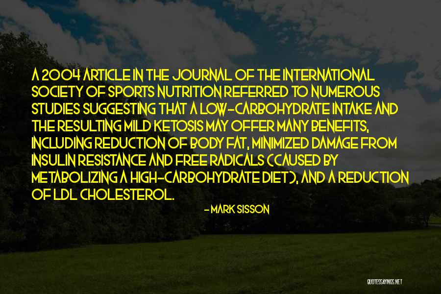 Sports Nutrition Quotes By Mark Sisson