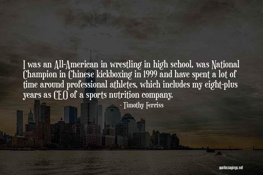 Sports Nutrition Quotes By Timothy Ferriss