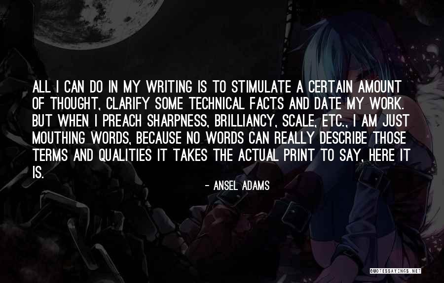 Sports Offense Quotes By Ansel Adams Sports Offense Quotes By Ansel Adams