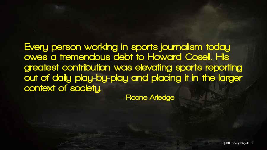 Sports Reporting Quotes By Roone Arledge Sports Reporting Quotes By Roone Arledge