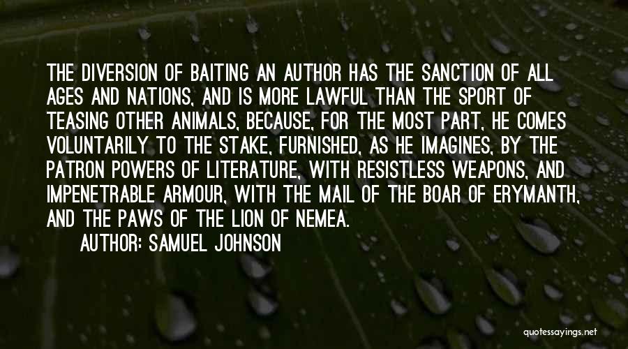 Sports Writing Quotes By Samuel Johnson