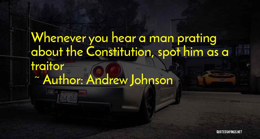 Spot Quotes By Andrew Johnson