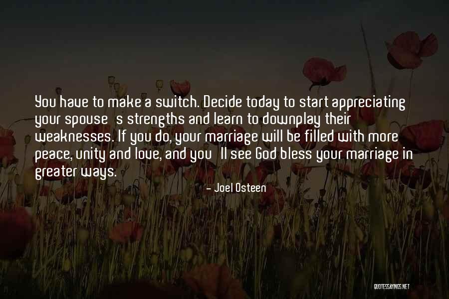 Spouse Love Quotes By Joel Osteen