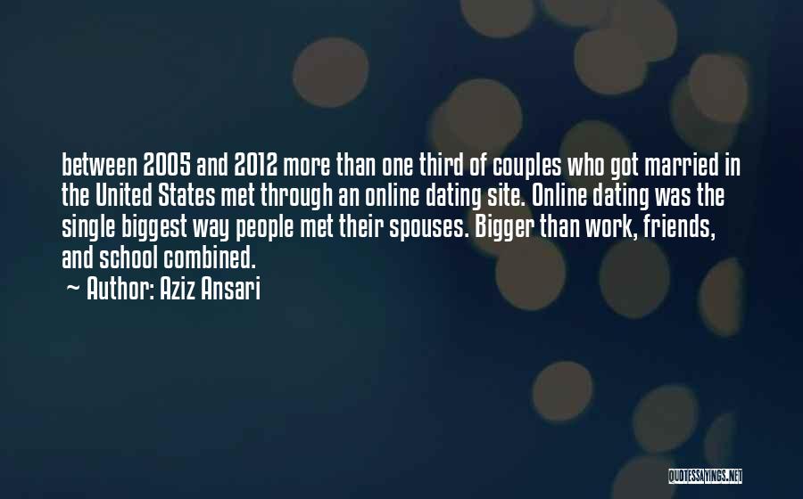 Spouses Quotes By Aziz Ansari
