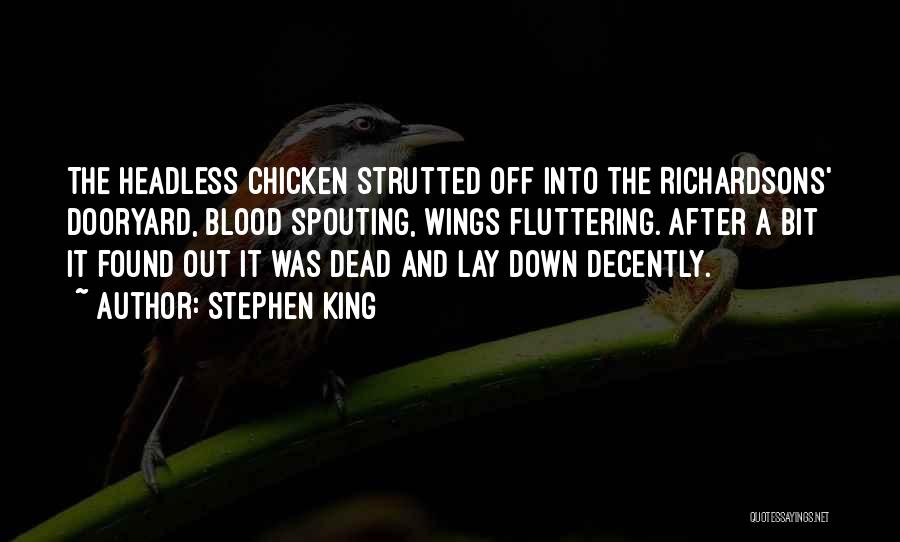 Spouting Quotes By Stephen King