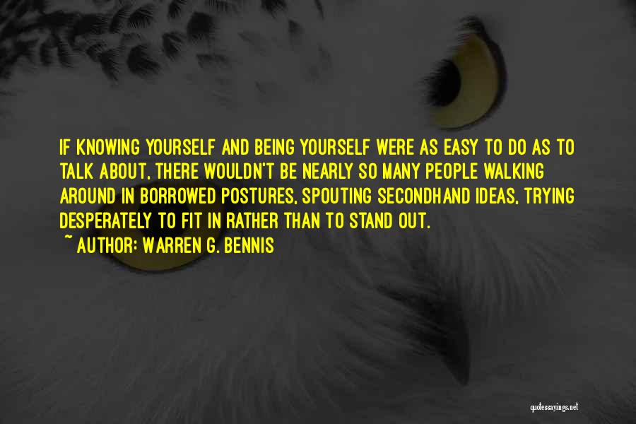 Spouting Quotes By Warren G. Bennis