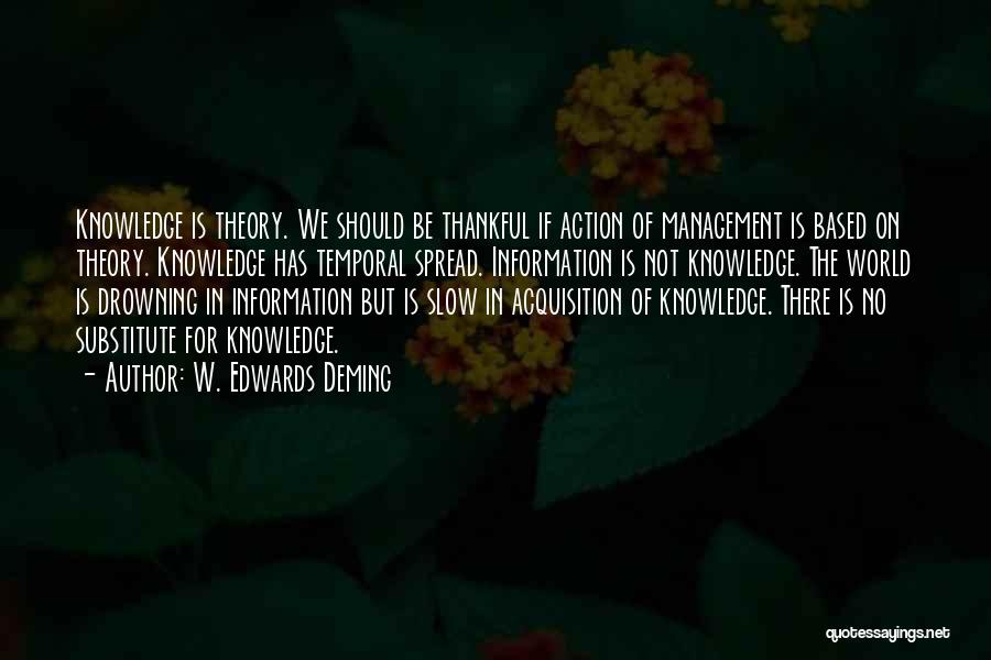 Spread Knowledge Quotes By W. Edwards Deming