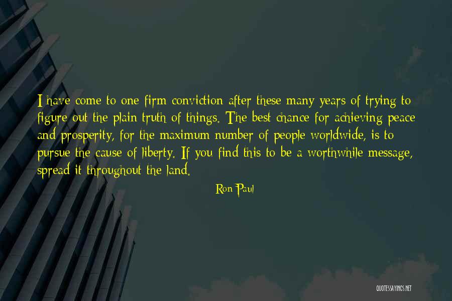 Spread The Peace Quotes By Ron Paul