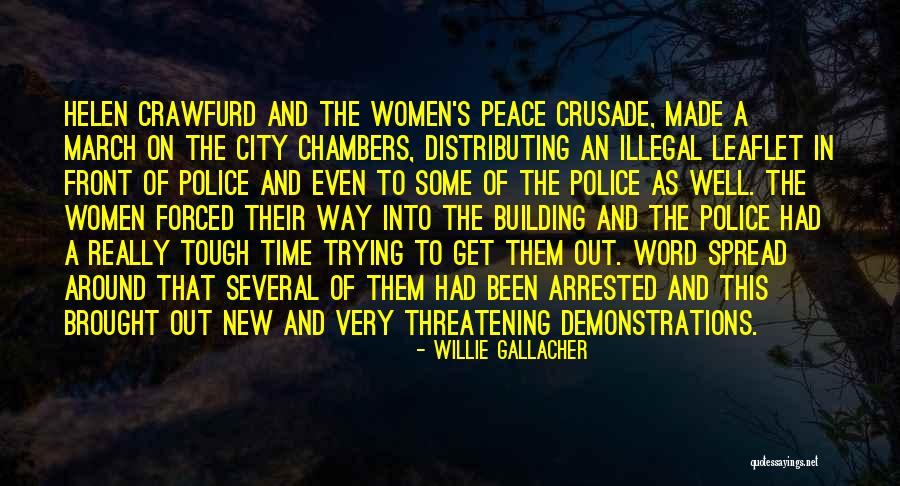 Spread The Peace Quotes By Willie Gallacher