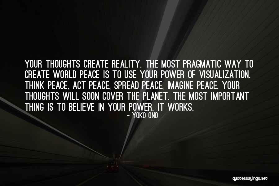 Spread The Peace Quotes By Yoko Ono