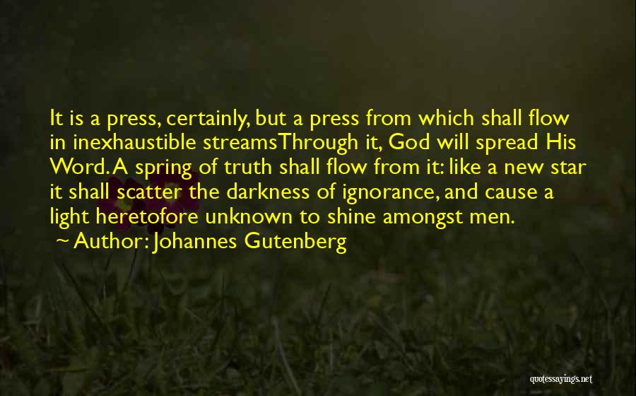 Spread The Word Of God Quotes By Johannes Gutenberg