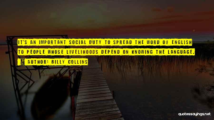 Spread The Word Quotes By Billy Collins