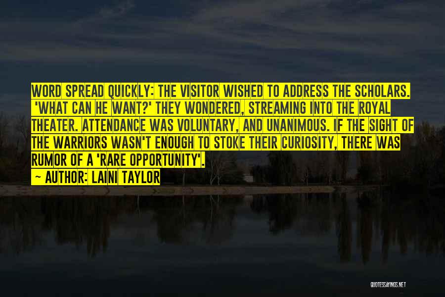 Spread The Word Quotes By Laini Taylor