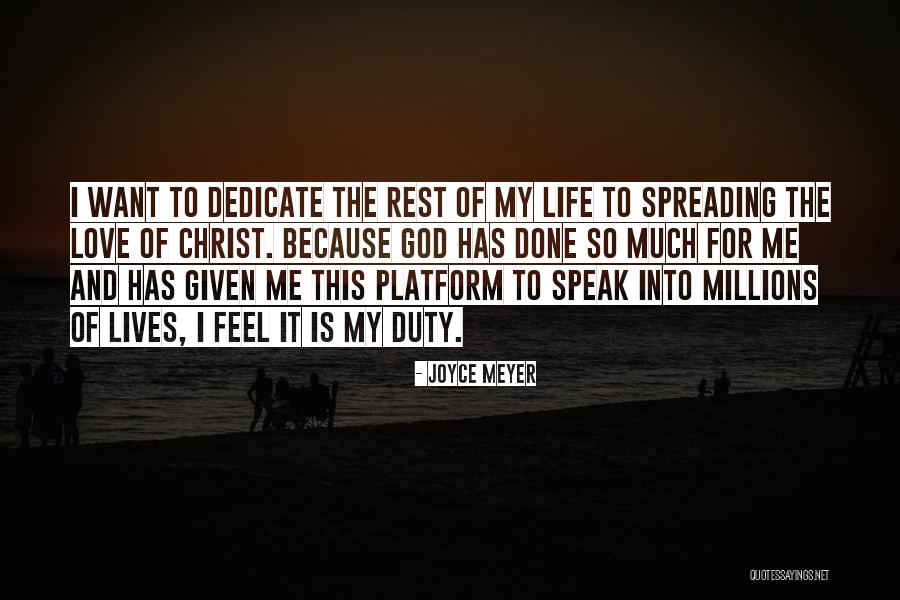 Spreading The Love Quotes By Joyce Meyer Spreading The Love Quotes By Joyce Meyer