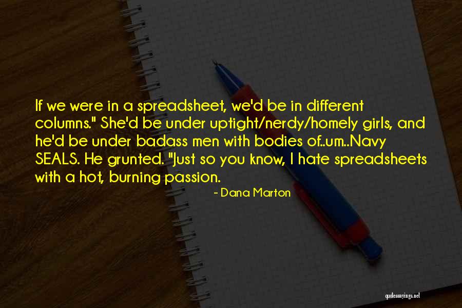 Spreadsheet Quotes By Dana Marton