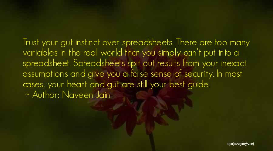Spreadsheet Quotes By Naveen Jain