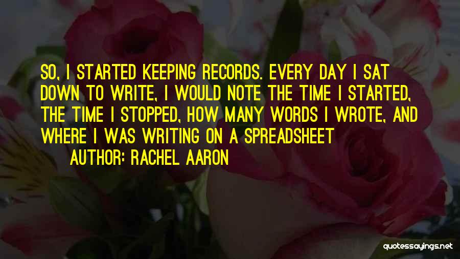 Spreadsheet Quotes By Rachel Aaron