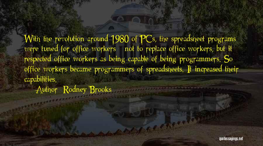 Spreadsheet Quotes By Rodney Brooks