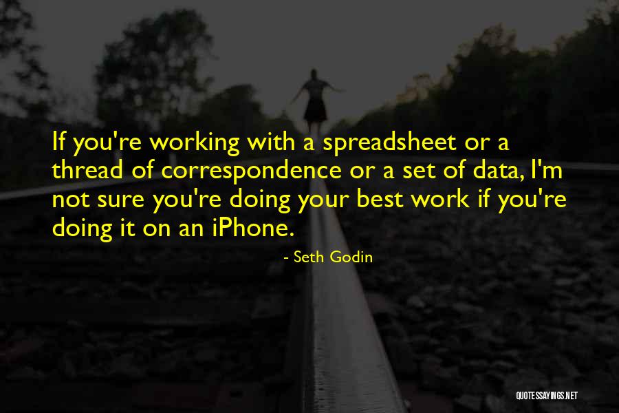 Spreadsheet Quotes By Seth Godin