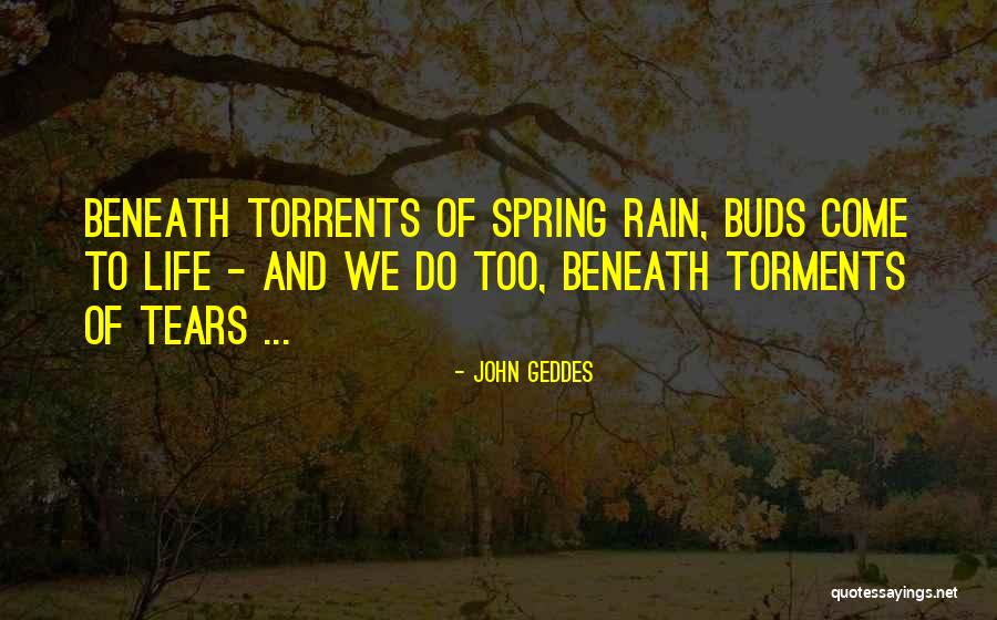 Spring And Love Quotes By John Geddes