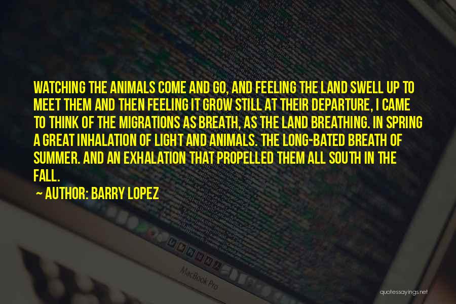 Spring And Summer Quotes By Barry Lopez