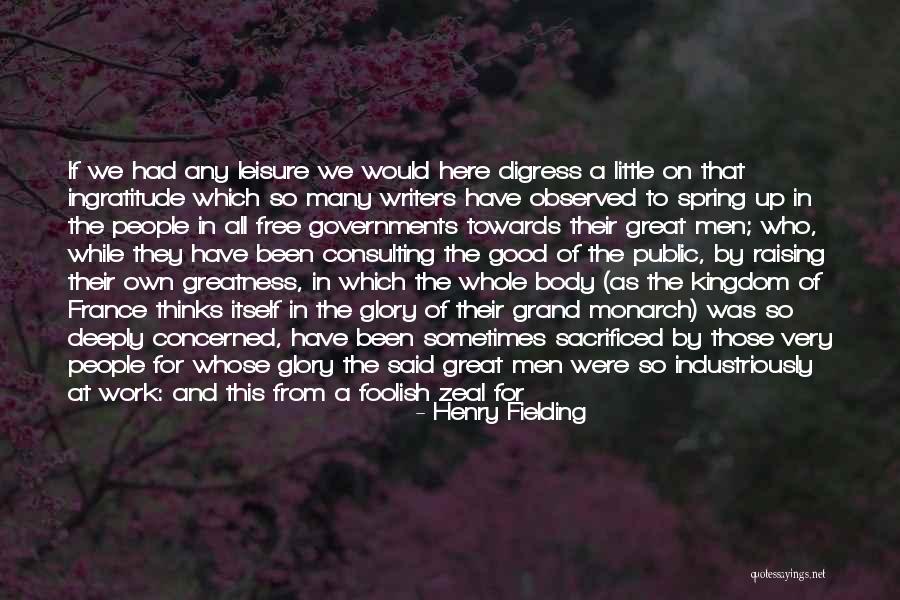 Spring And Work Quotes By Henry Fielding Spring And Work Quotes By Henry Fielding