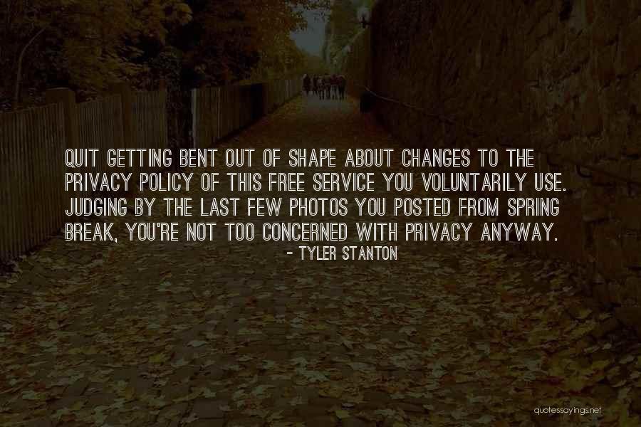 Spring Break Over Quotes By Tyler Stanton