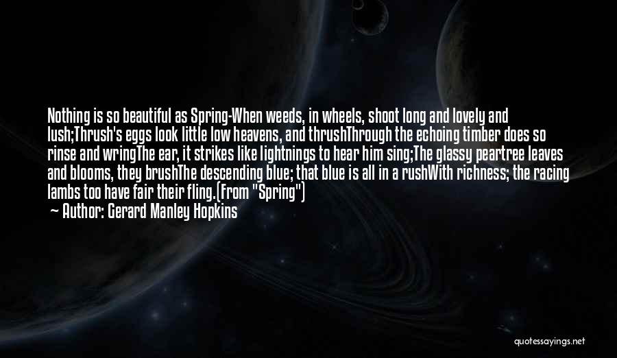 Spring Fling Quotes By Gerard Manley Hopkins