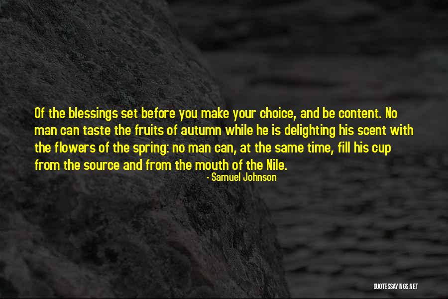 Spring Flowers Quotes By Samuel Johnson