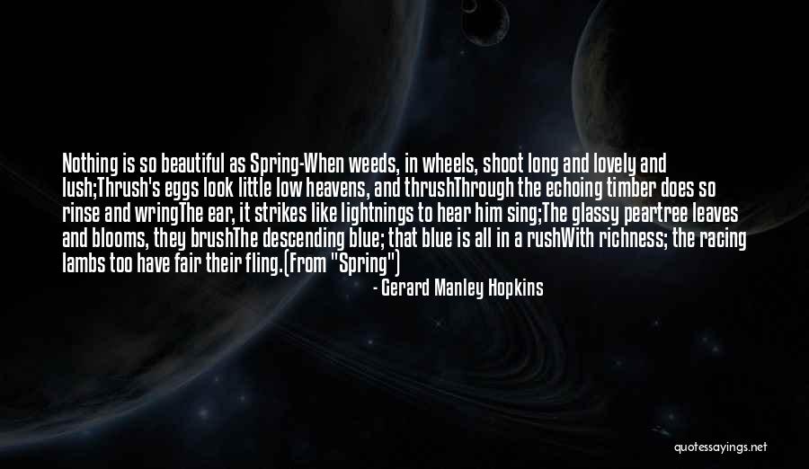 Spring Lambs Quotes By Gerard Manley Hopkins