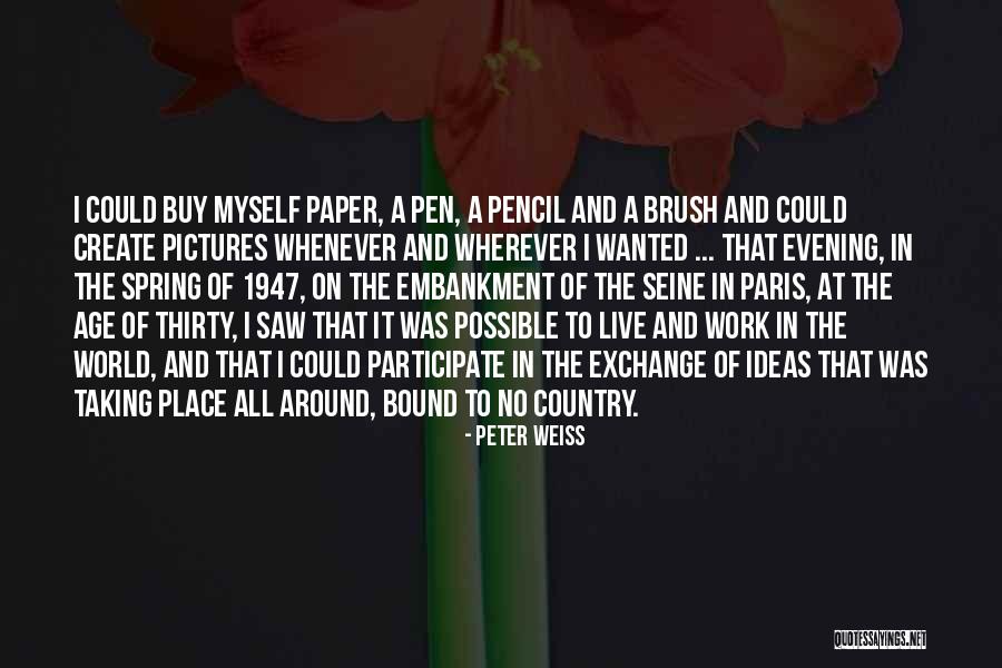 Spring Pictures Quotes By Peter Weiss Spring Pictures Quotes By Peter Weiss