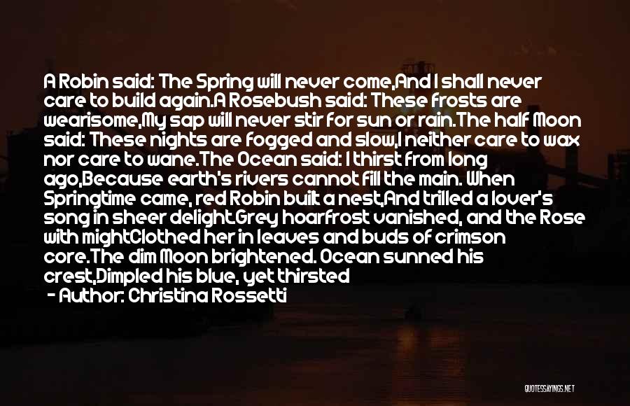 Spring Rain Quotes By Christina Rossetti