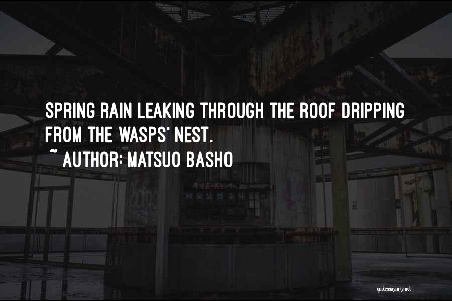 Spring Rain Quotes By Matsuo Basho