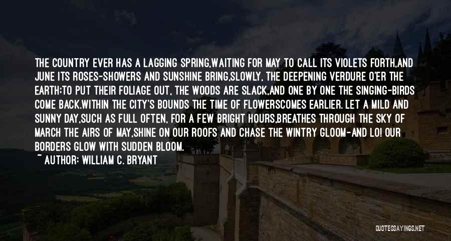 Spring Showers Bring May Flowers Quotes By William C. Bryant