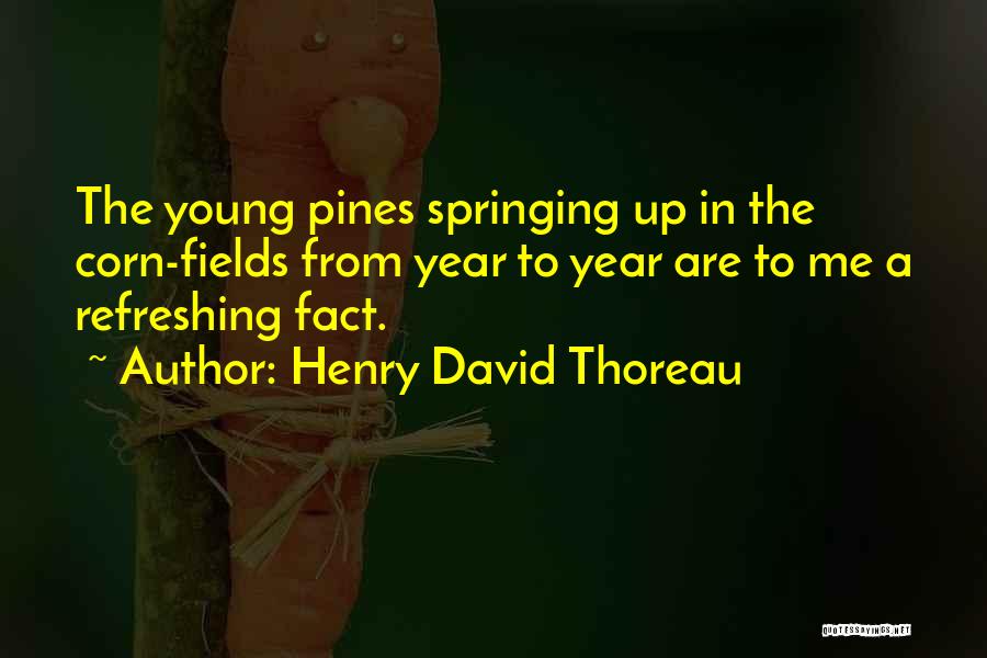 Spring Thoreau Quotes By Henry David Thoreau