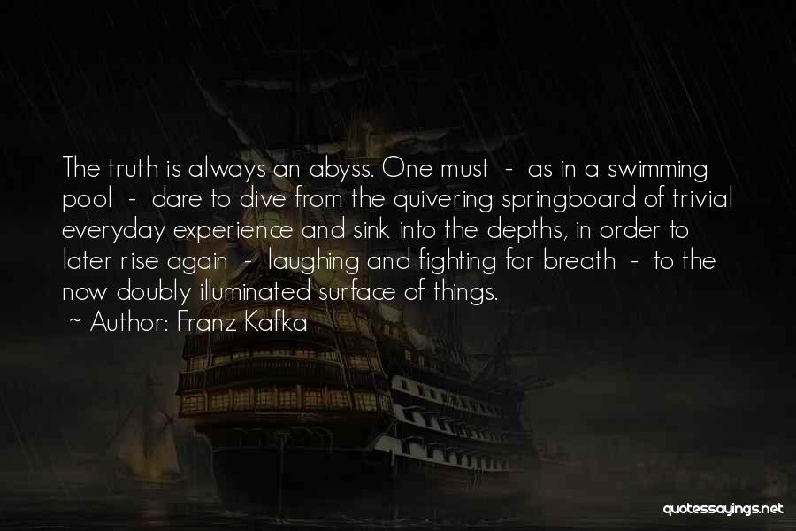 Springboard Quotes By Franz Kafka