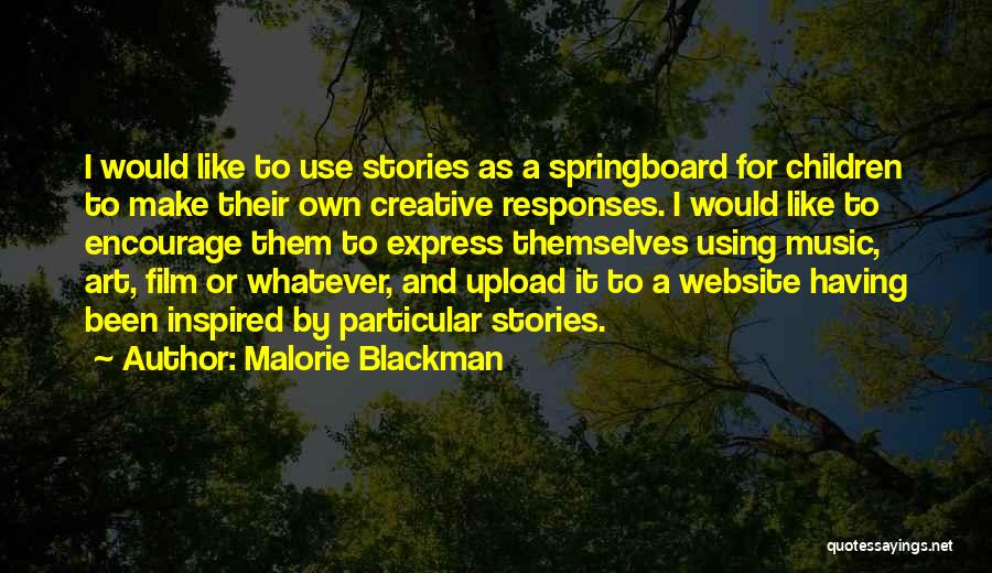 Springboard Quotes By Malorie Blackman