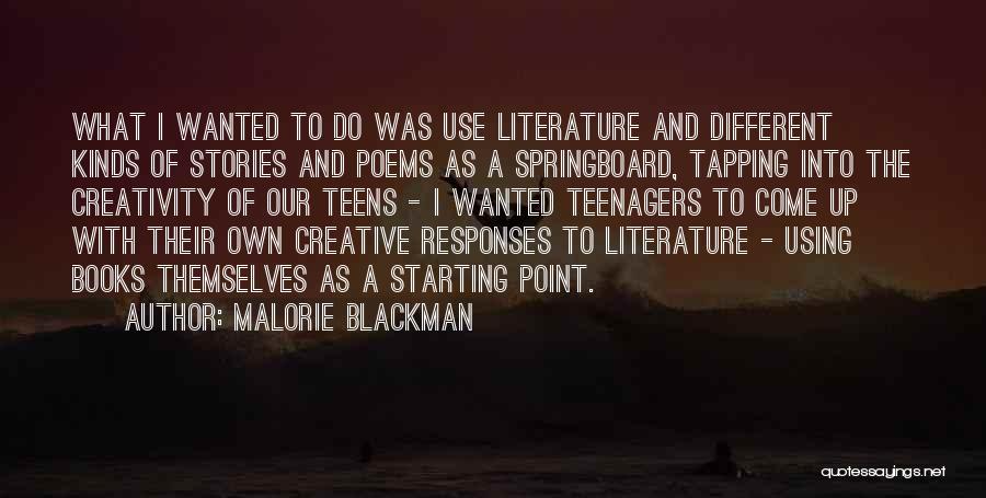 Springboard Quotes By Malorie Blackman
